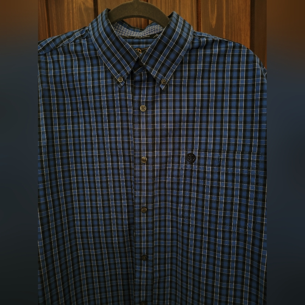 George Strait Wrangler Mens long-sleeved dress shirt - Picture 2 of 11